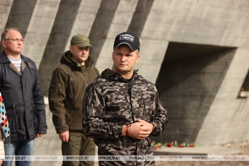 Первый секретарь ЦК БРСМ Александр Лукьянов. Первый секретарь ЦК БРСМ Александр Лукьянов.