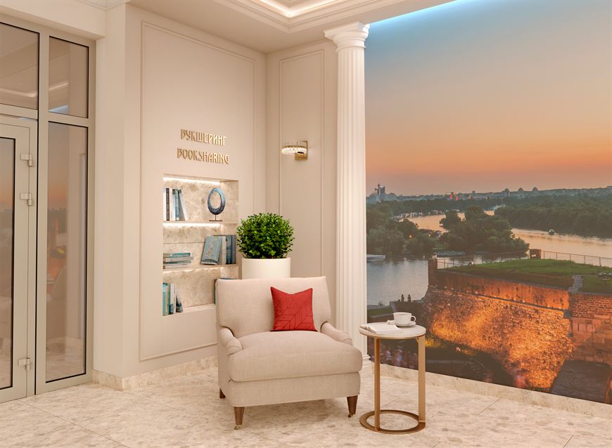 Место отдыха для гостей. Дом "Белград" Место отдыха для гостей. Дом "Белград"