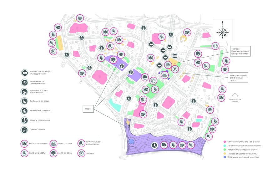 Уникальная система координат "15-минутного города" на ладони Уникальная система координат "15-минутного города" на ладони
