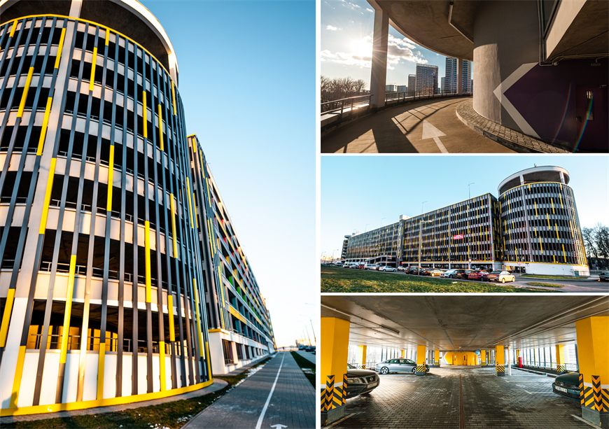 Один из готовых паркингов в Minsk World, ул. Германовская, 7 Один из готовых паркингов в Minsk World, ул. Германовская, 7