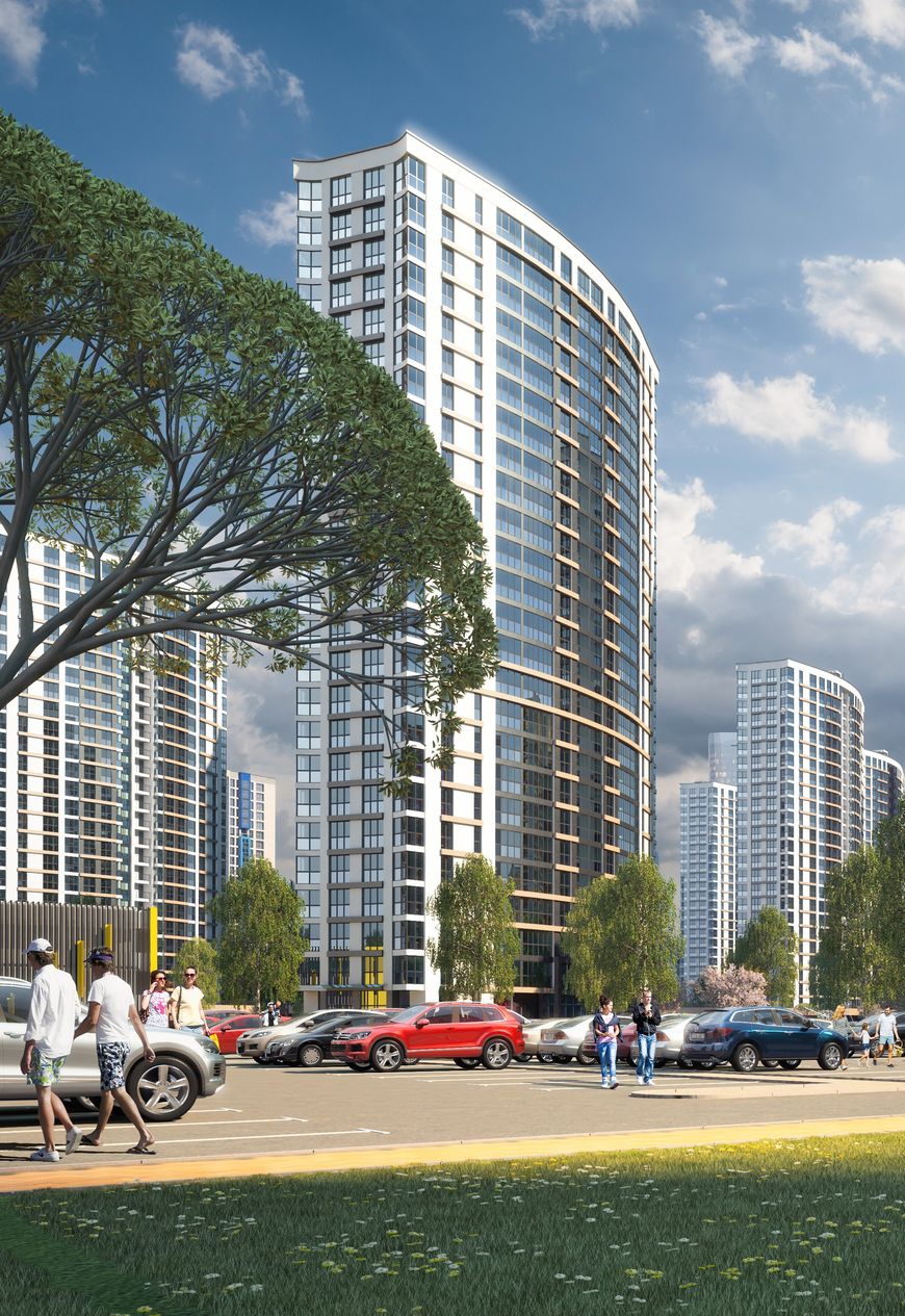 Наземная парковка в Minsk World Наземная парковка в Minsk World