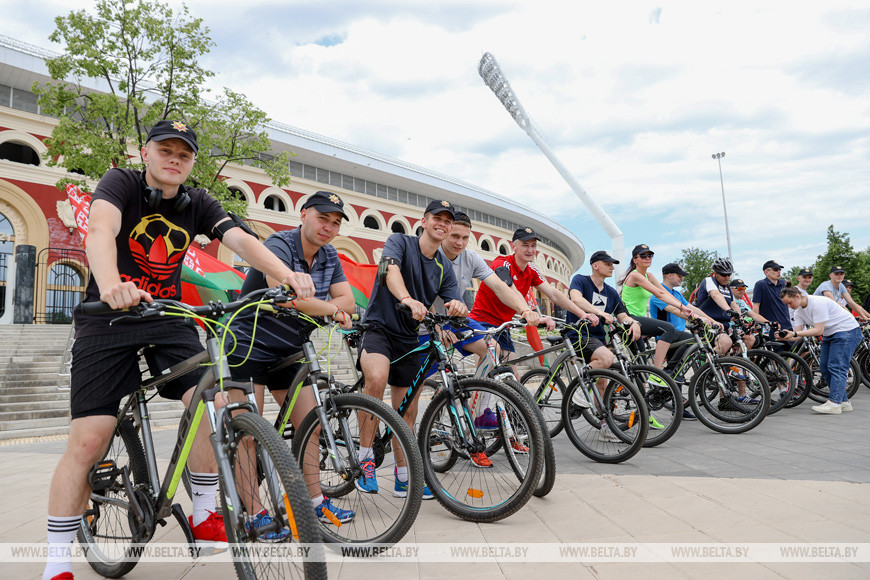 Молодежный велопробег "В единстве наша сила" в Минске Молодежный велопробег "В единстве наша сила" в Минске