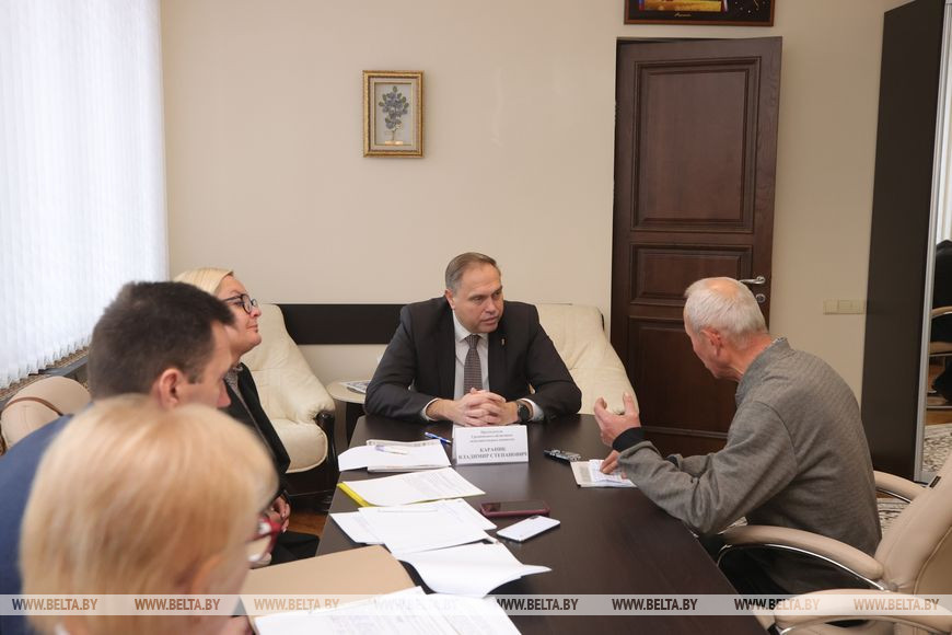 Председатель Гродненского облисполкома Владимир Караник и Мустафа Сафаревич Председатель Гродненского облисполкома Владимир Караник и Мустафа Сафаревич