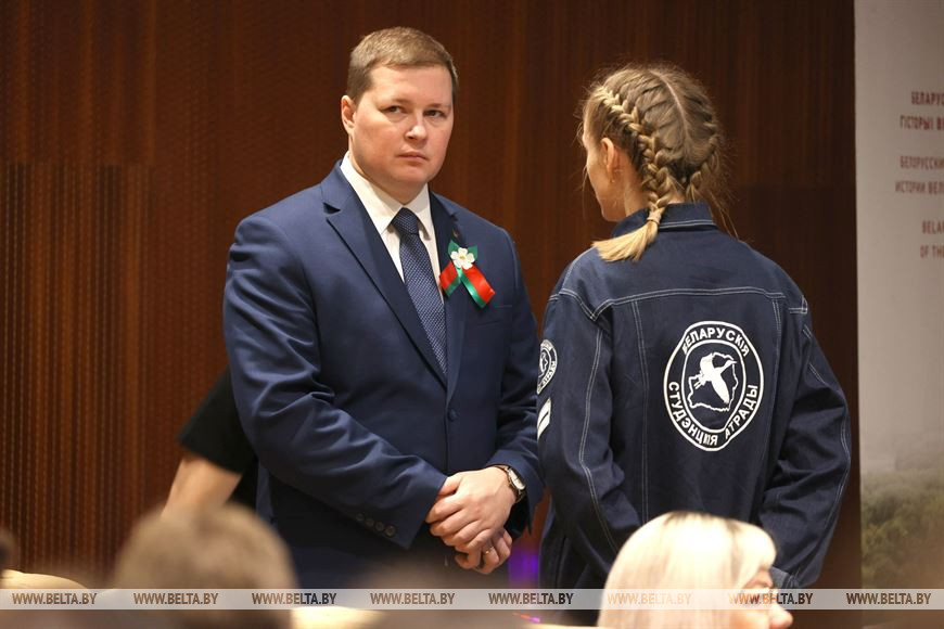 Второй секретарь ЦК ОО "БРСМ" Александр Прохоров Второй секретарь ЦК ОО "БРСМ" Александр Прохоров