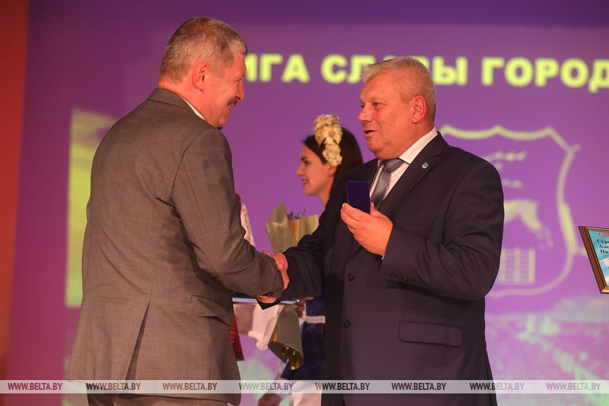 Лауреат "Книги Славы города Гродно" Александр Суров и Мечислав Гой Лауреат "Книги Славы города Гродно" Александр Суров и Мечислав Гой