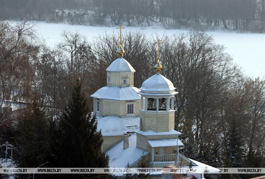 Ильинский храм, построенный в 1905 году, до сих пор стоит на берегу Сожа Ильинский храм, построенный в 1905 году, до сих пор стоит на берегу Сожа