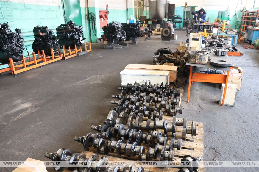 Участок капитального ремонта тракторных двигателей Участок капитального ремонта тракторных двигателей