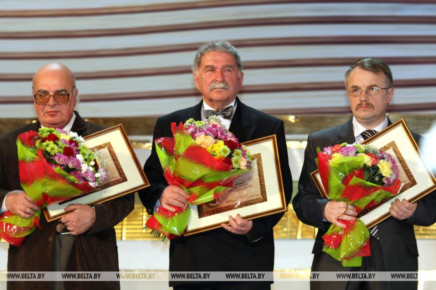 Андрей Мдивани, Геннадий Овсянников, Виктор Шнип. 2009 год. Фото из архива БЕЛТА