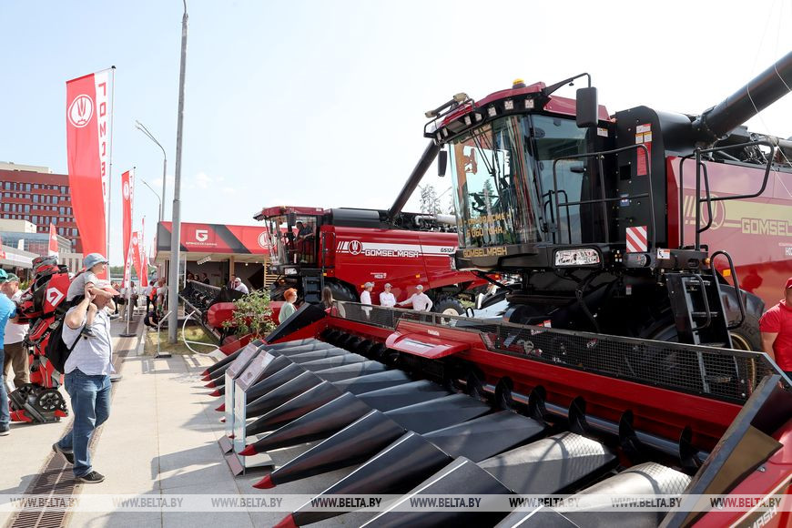 Во время выставки "Белагро-2023", июнь 2023 года