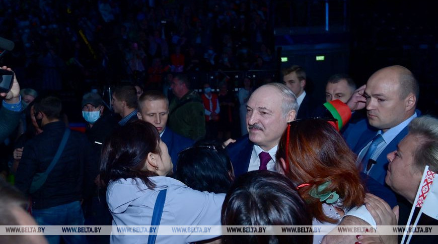 Во время женского форума "За Беларусь" в сентябре 2020 года Во время женского форума "За Беларусь" в сентябре 2020 года