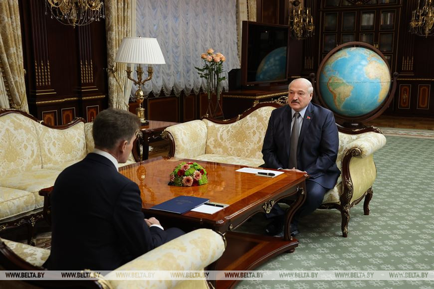 Олег Кожемяко и Александр Лукашенко