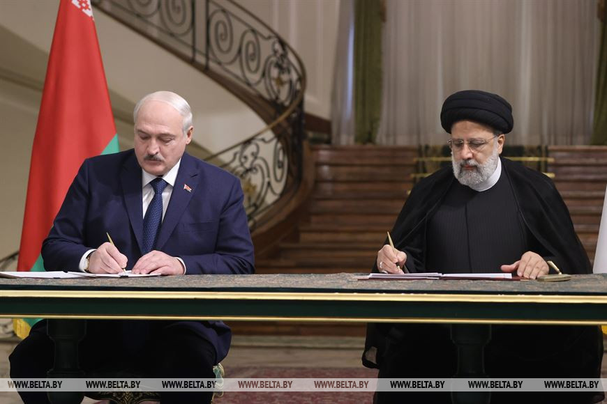 Александр Лукашенко и Эбрахим Раиси
