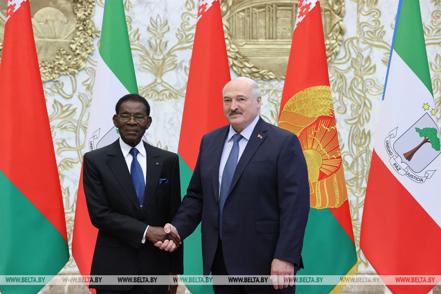 Теодоро Обианг Нгема Мбасого и Александр Лукашенко