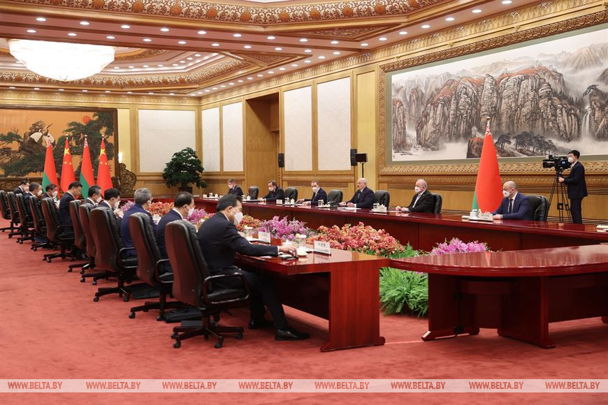Во время встречи 1 марта в Пекине Президента Беларуси Александра Лукашенко и Председателя КНР Си Цзиньпина в рамках государственного визита белорусского лидера в Китай Во время встречи 1 марта в Пекине Президента Беларуси Александра Лукашенко и Председателя КНР Си Цзиньпина в рамках государственного визита белорусского лидера в Китай