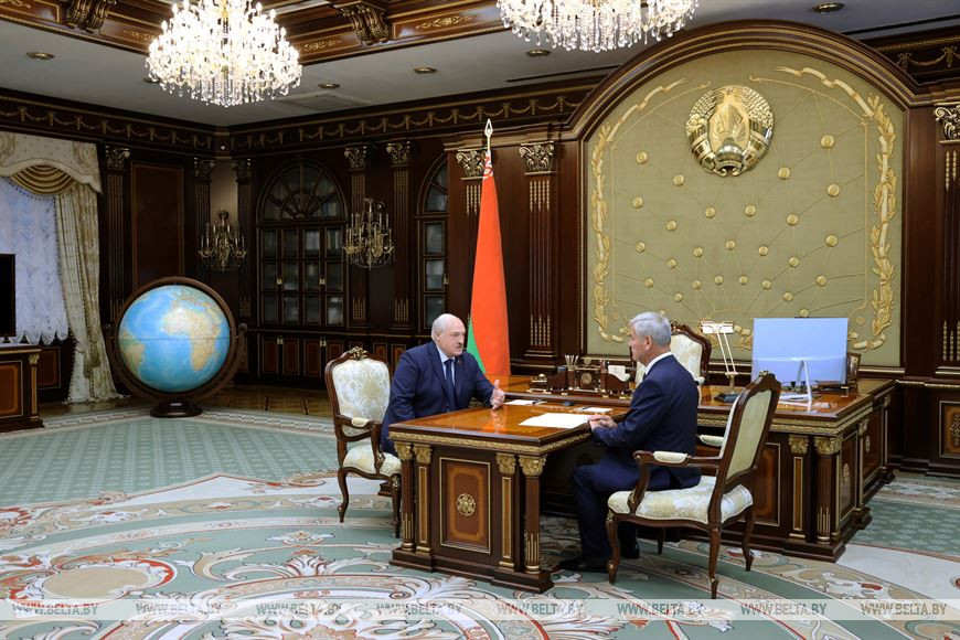 Александр Лукашенко и Владимир Андрейченко