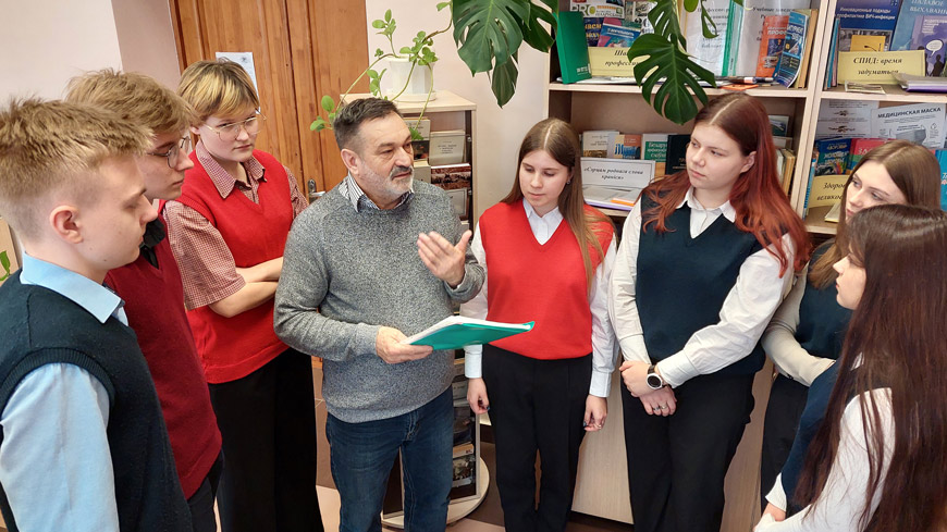 Николай Устинович ходил по тем же коридорам, что и нынешние ученики Лидского лицея