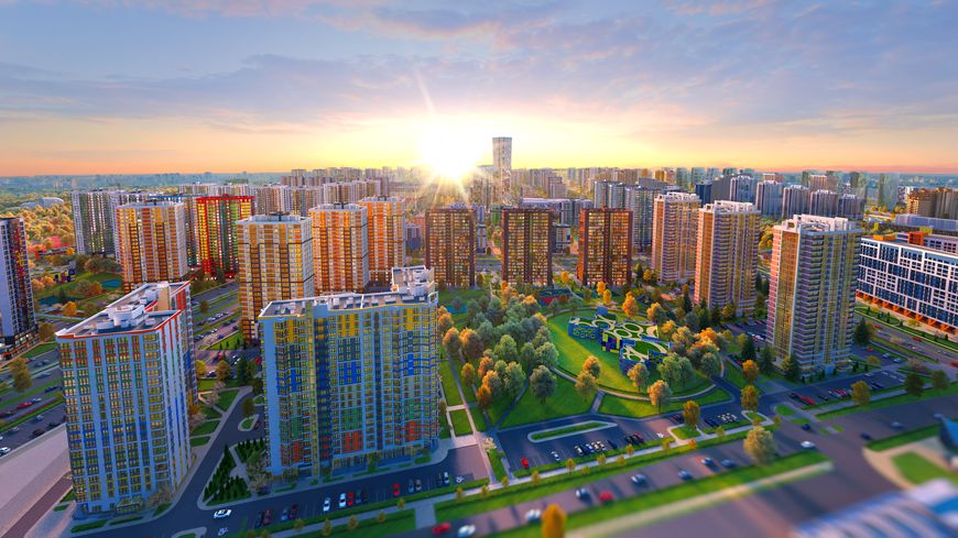 Дома новой эстетики — "Мехико-сити" и "Панама-сити" — слева Дома новой эстетики — "Мехико-сити" и "Панама-сити" — слева