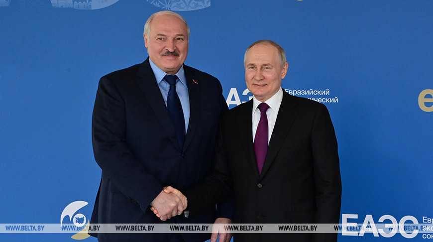 Александр Лукашенко и Владимир Путин