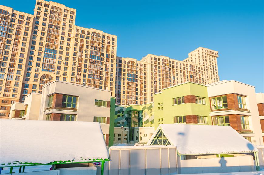 Новый детский сад в "Парке Челюскинцев"