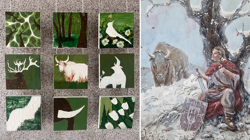 Аўтары карціны Фан Цзялінь і Кацярына Міхеева Аўтары карціны Фан Цзялінь і Кацярына Міхеева