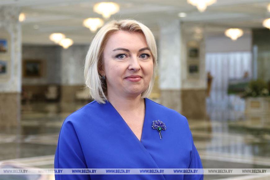 Директор представительства МТРК "Мир" в Беларуси, председатель Белорусского союза женщин Ольга Шпилевская