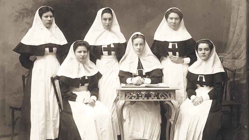 1912 год. Группа сестер милосердия Могилевской общины Красного Креста 1912 год. Группа сестер милосердия Могилевской общины Красного Креста