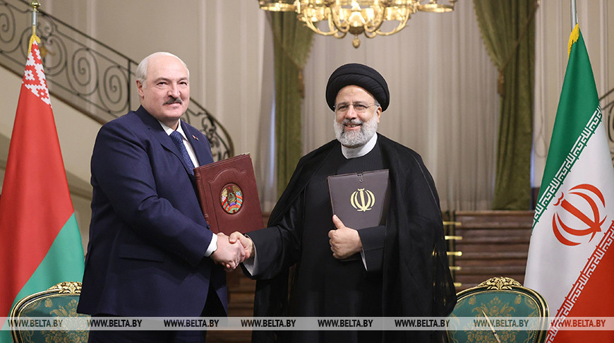 Александр Лукашенко и Эбрахим Раиси