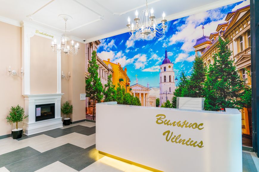Так встречает жителей и гостей дом "Вильнюс" Так встречает жителей и гостей дом "Вильнюс"