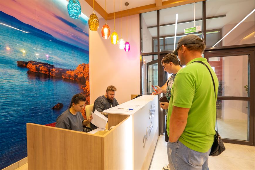 Дизайнерское лобби дома "Аруба" Дизайнерское лобби дома "Аруба"