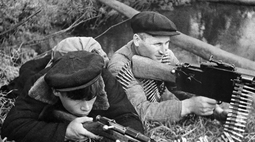 Белорусские партизаны отряда имени Кирова