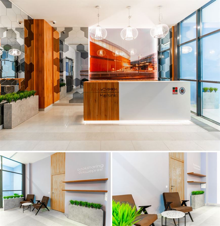Дизайнерское лобби дома "Хельсинки" Дизайнерское лобби дома "Хельсинки"