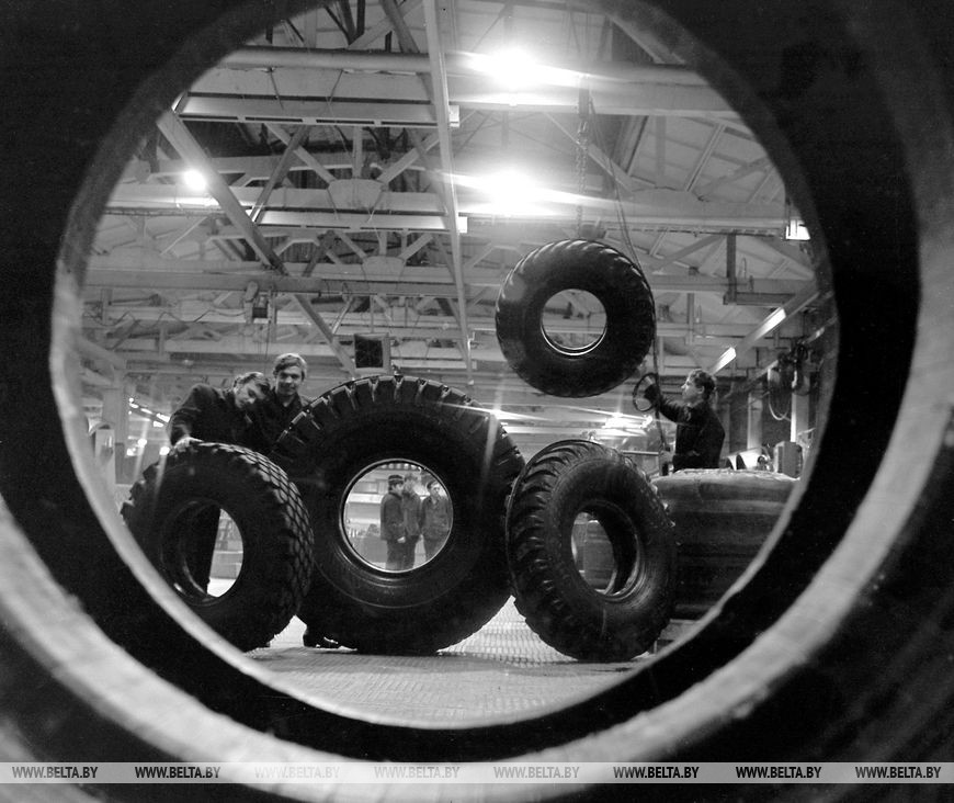 Первые белорусские шины, январь 1973 года Первые белорусские шины, январь 1973 года