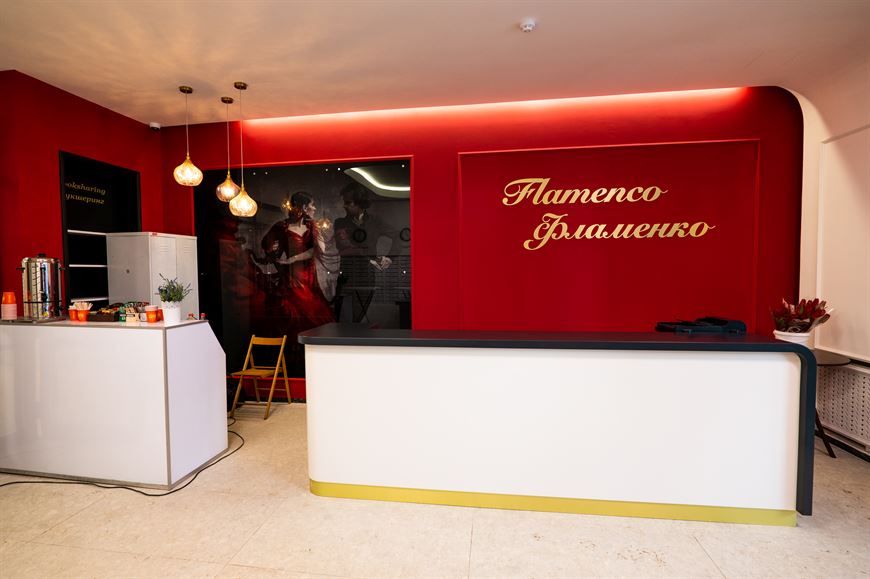 <center>Дизайнерское лобби дома "Фламенко"</center> <center>Дизайнерское лобби дома "Фламенко"</center>