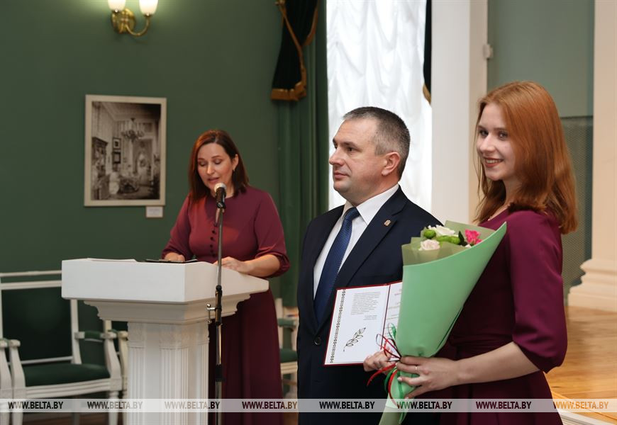 Иван Крупко во время награждения Иван Крупко во время награждения