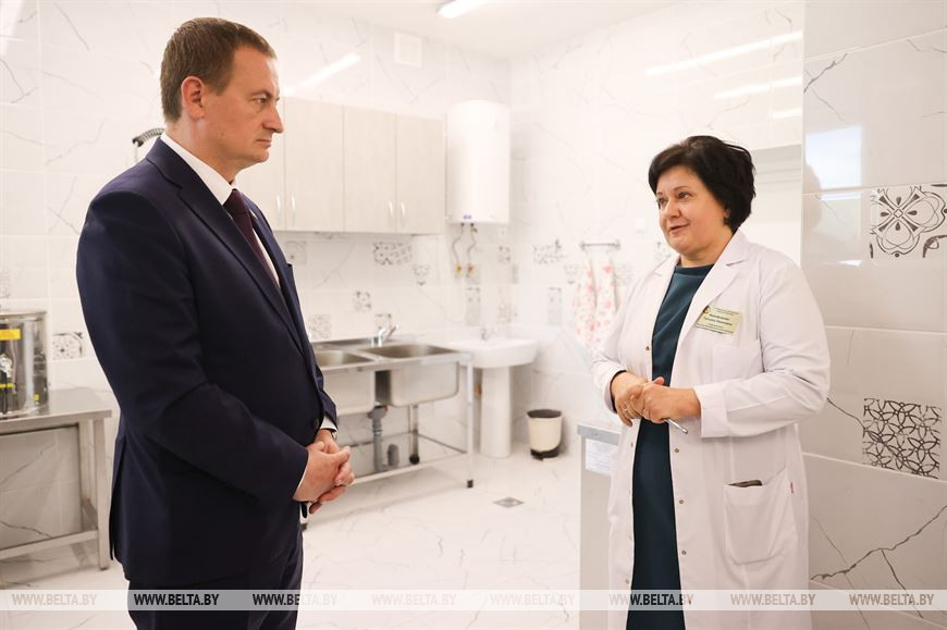 Председатель Миноблисполкома Александр Турчин посетил Жодинскую центральную городскую больницу