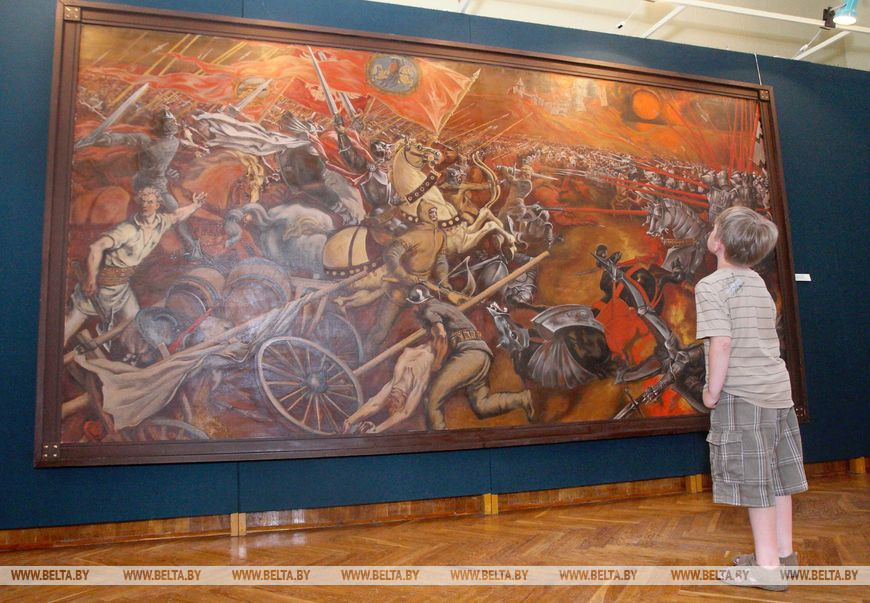 Выставка иконографии, посвященная 600-летию Грюнвальдской битвы в Гродненском историко-археологическом музее, июль 2010 года