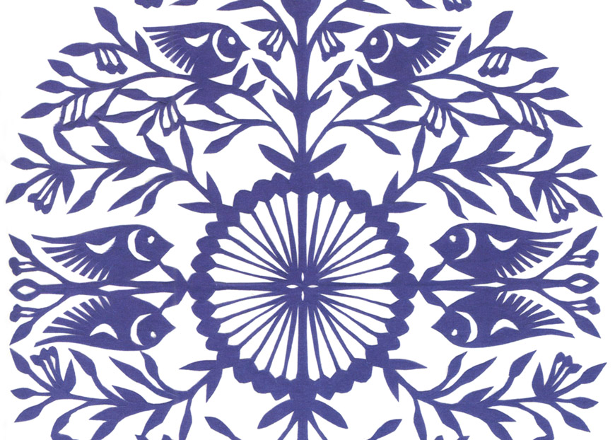 2022 год. Фрагмент выцінанкі "Адзінства" Вольгі Налівайка (Мінск)