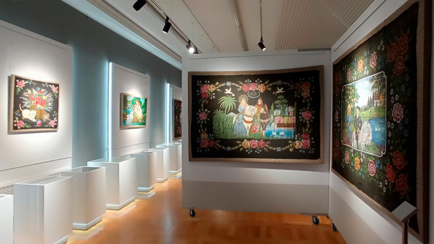 В новых залах "Музея беларускай маляванкі" В новых залах "Музея беларускай маляванкі"